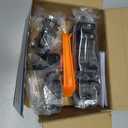 BELGEMAY Window Switch Assembly with 3 Single Switches & LED Backlight, Compatible with Toyota Tundra/Sequoia 2007-2021 Models (Driver Side + Passenger/Rear Doors) (Four-door one-button swifch, White)