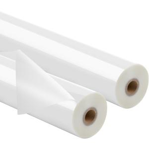3 Mil Thermal Laminating Film Roll, 25" x 250' 2 Pack for Laminator
Clear Gloss Laminate Roll with Sturdy 1-inch Core, Ideal for Classroom, Office, Restaurant and Craft Document Lamination