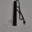 HHSOET Rotating Mountable Power Strip, 12 Outlet Wall Mount Surge Protector, Metal Heavy Duty and Versatile Outlet Strip, Stylish Appearance, Sturdy and Durable, 3ft Power Cord.(Black)