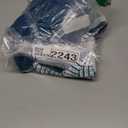 Blooming Jelly Womens High Waisted Bikini Sets Drawstring Tummy Control Swimsuits Crisscross Tie Back Bathing Suit (X-Large, Striped Blue Green)