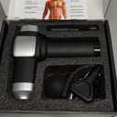 Deep Tissue Massage Gun, Portable Percussion Electric Muscle Massager for Pain Relief, Handheld Massagers with 30 Speeds & 6 Attachments for Back and Neck, Gifts for Men Women (Black)