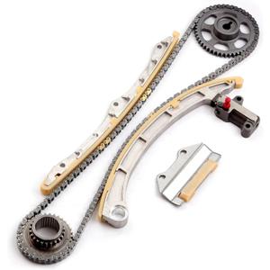 ECCPP Timing Chain Kit fits for Honda Accord, 2002-2009 for Honda CR-V & 03-07 for Honda Accord & 03-11 for Honda Element 2.4L L4 DOHC K24A1, w/Timing Chains Crank Sprocket Tensioner Guide Rail