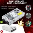 VAYALT 24V 20.8A 500W DC Switching Power Supply, Universal Regulated Switching AC 110V/220V to DC 24V Transformer, 24V Power Supply for Industrial, CCTV, Computer Project, 3D Printer, LED Strip Light