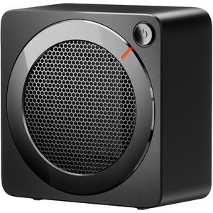 Gaiatop Mini Space Heater, Lightweight PTC Ceramic Fast Heating 500W Energy Efficient for Indoor Use, Overheating & 45 Tip-Over Protection, Portable Desk Electric Heaters for Office Home Black