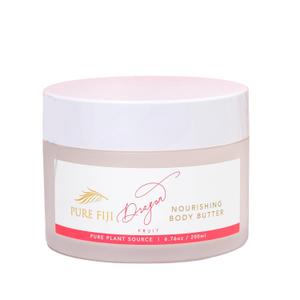 PURE FIJI Body Butter - Moisturizer Body Butter Cream - Face Cream and Body Lotion for Dry Skin with Natural Oils & Vitamin E, Body Butter For Women for Men, Dragon Fruit, 6.7 Oz