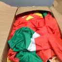 Christmas Inflatable Santa Claus on Sleigh with 3 Reindeer & Christmas Tree, Blow up Outdoor Christmas Decorations with Built-in LED Lights and Gift Bag for Outdoor Home Lawn Yard Mall Decoration