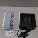 Gaiatop Mini Space Heater, Lightweight PTC Ceramic Fast Heating 500W Energy Efficient for Indoor Use, Overheating & 45 Tip-Over Protection, Portable Desk Electric Heaters for Office Home Black