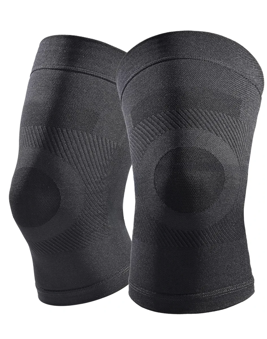 Knee Compression Sleeves, 1 Pair, Can Be Worn Under Pants, 20-30mmHg Strong Support Knee Brace for Unisex, Knee Support for Meniscus Tear, Arthritis, Pain Relief, Injury Recovery, Daily Wear, Black M