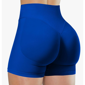 Unthewe Womens Workout Seamless Scrunch Butt Lifting Shorts High Waisted Tummy Control Gym Yoga Shorts XL