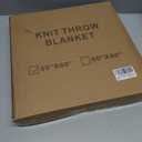 CYMULA Christmas Knit Throw Blanket - Super Soft Cozy Fuzzy Blankets for Couch, Sofa & Bed, Holiday Throw Blanket50"x60"