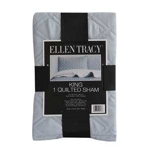 Ellen Tracy Quilted Sham 20x26in 100% Polyester