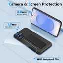 Compatible with Samsung Galaxy S25 5G 2025 Stand Case, Hide Folding Kickstand Silicone TPU Shockproof Protective Cover Case for Samsung S25 5G - Black