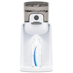 GROWNSY Instant Baby Bottle Warmer, Precise 4 Temperatures Control | Night Light, Midnight Feeding | Warm Water Dispenser for Formula in Seconds | 72H Smart Thermostat, Easy Keep Warm (White)
