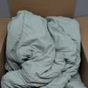 HEVUMYI Sage Green Queen Comforter Set - 7-Piece All Season Bed in a Bag Queen, Ultra Soft Bedding Set with Comforter, Flat Sheet, Fitted Sheet, Pillowcases, Pillow Shams, Sage Green