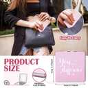 Qunclay 12 Pcs Employee Appreciation Gifts, Pink Compact Mirror for Women Inspirational Makeup Mirror Favors for Coworker