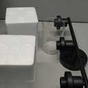 Unicozin Modern Bathroom Light Fixtures, 3 Light Vanity Lights, Black Wall Lamp with Clear Glass for Bathroom, Mirror, Living Room, Bedroom, Hallway, E26 Base