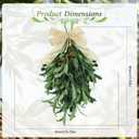 Olive Wreath for Front Door Teardrop Floral Wreath Olive Swag with Greenery Leaves and Fruit, Hanging Bunch for Summer All Season Outdoor Indoor Farmhouse Wall Front Porch Window Decor