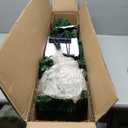 4.5 Feet Pre-lit Hinged Christmas Tree with 300 LED Lights