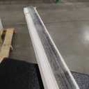 White Exterior Door Weather Stripping 39 1/2 Inch Long Quantity:2