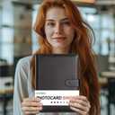 A5 Kpop Photocard Binder, 6 Ring Binder Collectors Album with 240 Card Slots, PU Leather Cover for Organizing K-Pop, Trading Cards, Game Cards & Memorabilia (Black)