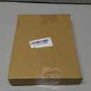 5x7 Picture Frame with Mat for 4x6, Wavy Edge Wooden Real Glass Photo Frame for Tabletop and Wall Hanging, Blue, 1 Pack