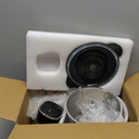 Ganiza Food Processor, 2-Speed Food Chopper Meat Grinder with 8 Cup Stainless Steel & 8 Cup Glass Bowls, Upgraded Button & Smart Overheat Protection Light - Includes Clean Brush, 2 Sets of Blades (Silver)