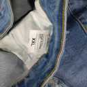 onlypuff Blue Jean Shorts Casual Mid Rise Distressed Zipper Pocket Shorts XXL