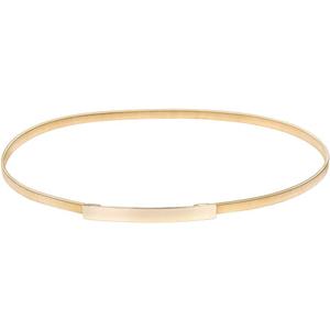 GRACE KARIN Women Skinny Metal Cinch Belt Gold Waistband Elastic Waist Belt CL633 (Gold, S)