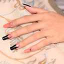 10 x Semi Cured Gel Nail Strips|Works with Any UV/LED Lamps|20 Pcs Gel Nail Stickers|Long-Lasting Two Weeks and Easy to Apply & Remove|Cute Halloween