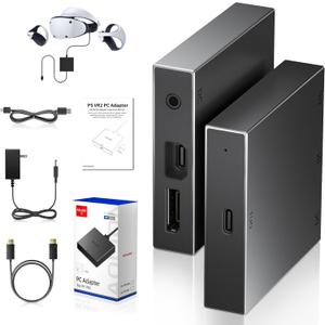 P5VR2 PC Adapter, P5VR2 PC Adapter Accessories Kit,Compatible with P5VR2,AR Glasses,Portable Monitor for Expanding Your P5VR2 Game Library with Enhanced VR Compatibility,Equipment Running smoothly