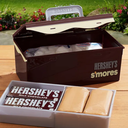 Mr. Bar-B-Q Hershey's S'mores Caddy Tray Organizer, FOOD ITEMS NOT INCLUDED, Store All Essentials for Making S'mores On The Go for Picnics, Tailgating with Removable Tray & Carrying Handle