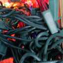 PREXTEX Christmas String Lights with Green Wire - 100 Count, 20 Ft Multicolored Christmas Tree Lights for Xmas Decorations Indoor and Outdoor - Incandescent String Light for Patios, Fences, Holidays