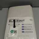 100% Blackout Shield Blackout Curtains for Bedroom 84 Inches Long, Back Tab/Rod Pocket Living Room Drapes, Thermal Insulated Blackout Curtains 2 Panels Set, 50" W x 84" L, Cream