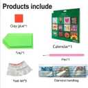 2026 Wall Calendar Diamond Painting Kit - DIY Diamond Art Calendar 2026, 12-Month Flip Wall Calendar with to Do List, Diamond Painting Calendars 2026 for Home Office Decoration