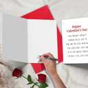 2 x TQDaiker Funny Valentines Day Card for Boyfriend Husband, Dog Valentines Day from Girlfriend Wife, Happy Valentines Day for Him Her