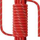 NorthPada 1/2 in x 16 ft Nylon/Polyester Outdoor Rope for Arborist, Swing, Boating, Marine, Floating, Fishing, Rafting, Hiking, Hunting, Tree, Rafting Nylon/Polyester Red