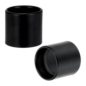 PATIKIL Light Socket Shade Ring, 2pcs E26 E27 Medium Base Metal Sockets Lock Ceramic/Porcelain Sockets with Thread Diameter 1-1/2 Inches for Hanging Lamp Holder, Black 50mm / 1.97"