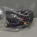 XLR Cables 50ft 4 Packs, XLR Microphone Cables, XLR Speaker Cable Male to Female Nylon Braided 3 Pins