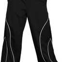 Zontroldy Cargo Pants Women Parachute Pants Y2K Baggy Casual High Waist Wide Leg Track Pants Streetwear (Medium, Black)