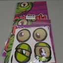 3 x OHOME Halloween Games for Kids - Pin The Eyeball on The Zombie Game | Halloween Crafts Toys Gifts Birthday Party Supplies for Kids | HALLOWEEN Treats Activities Party Favors Decorations for Family (Red)