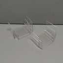 Cerpourt 2 Sets Acrylic Display Risers(3",4",5") Clear Product Stand,Cupcakes Holder Dessert Transparent Showcase Stands, Candy Bar Risers, Lifts for Figures