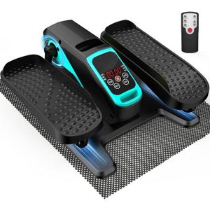 VIVURN-018 Under Desk Elliptical 12 Speed 5 Modes Mini Motorized Leg Exerciser While Sitting for Seniors As Seen on TV with Non-Slip Mat Quiet & Portable Electric Pedal Exerciser for Home and Office