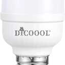 Dicoool LED Light Bulb E26 6W 3000K Warm White Light Q50 Bulb, 3 Color Temperatures 3000K/5000K/4000K, Appliance Bulb Suitable Dimming Table Lamp