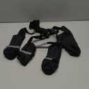 Dog Suspender Boots, Anti-Slip & Fall Waterproof Dog Shoes Leggings, Dog Paw Protector for Small Medium Dogs, Adjustable Dog Boots Pet Shoes for Outdoor Walking,  L, Black