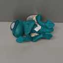 goDog Double Chew Guard Mesh Amphibianz Chameleon Squeaky Dog Toy - Teal, Large