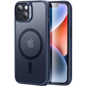 ESR for iPhone 14/13, Translucent Matte Case, Compatible with MagSafe, Military-Grade Protection, Classic Series, Frosted Blue