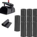 Dog Poop Bags Unscented Standard Extra Thick Waste Bag Refill Rolls For Dogs Black - 10 Rolls (200 Bags)