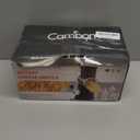 Cambom Rotary Cheese Grater Hand Crank Cheese Shredder for Fresh Cheese, Vegetable, Nuts,Non-slip Suction Base, Free Cleaning Brush Three Blades, Black