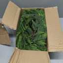 2 Pcs 9 Ft Norfolk Pine Garlands, Artificial Real Touch Winter Christmas Green Greenery Garlands for Mantle, Fireplace, Table, Wall, Outdoor, Indoor Christmas Decorations (9 FT, 2)