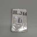 80 PCS Raised Keyboard Stickers with DIY Letter Decals for Nail-Art Typing, Adhesive Keycap Riser for Long Nails Protection for Numeric Keypad (Square-Clear)